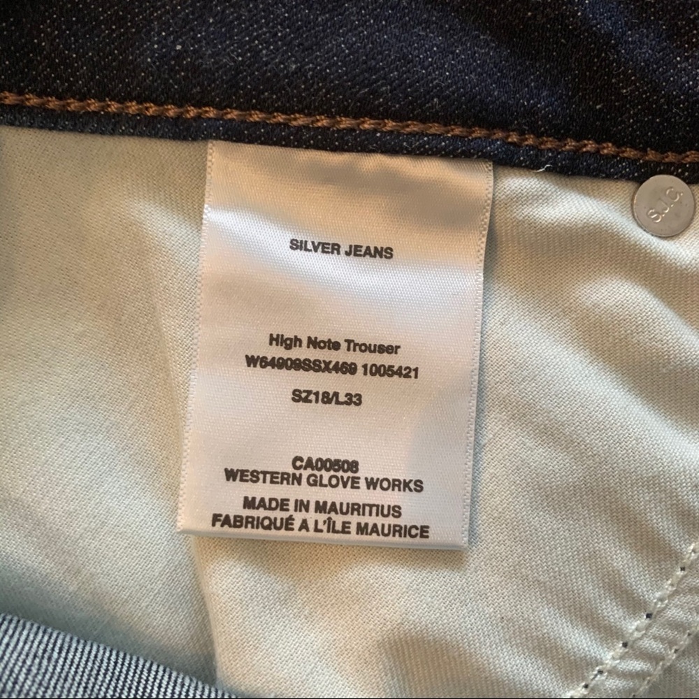 Silver High Note High Rise Trouser Plus size jeans - Picture 11 of 11